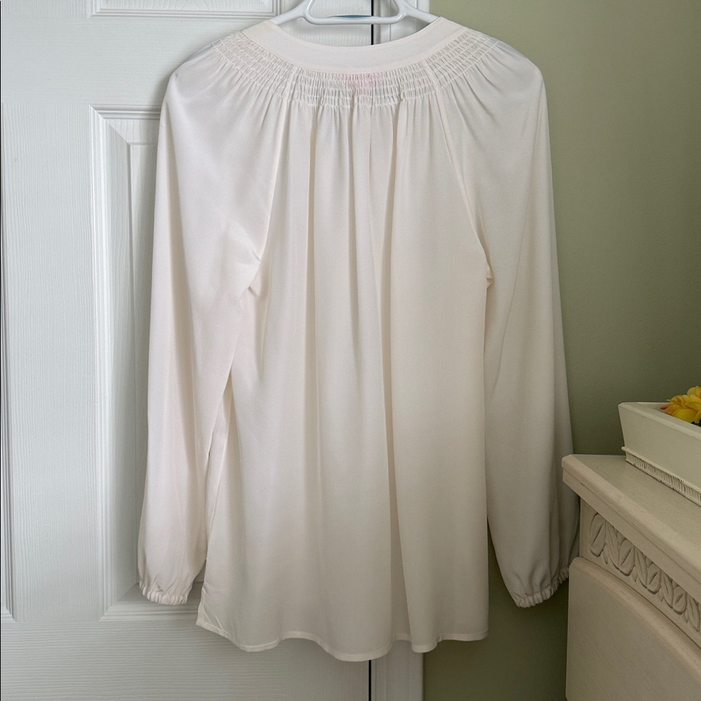 Lilly Pulitzer Elsa Long Sleeve V Neck Top Size M - Picture 11 of 12